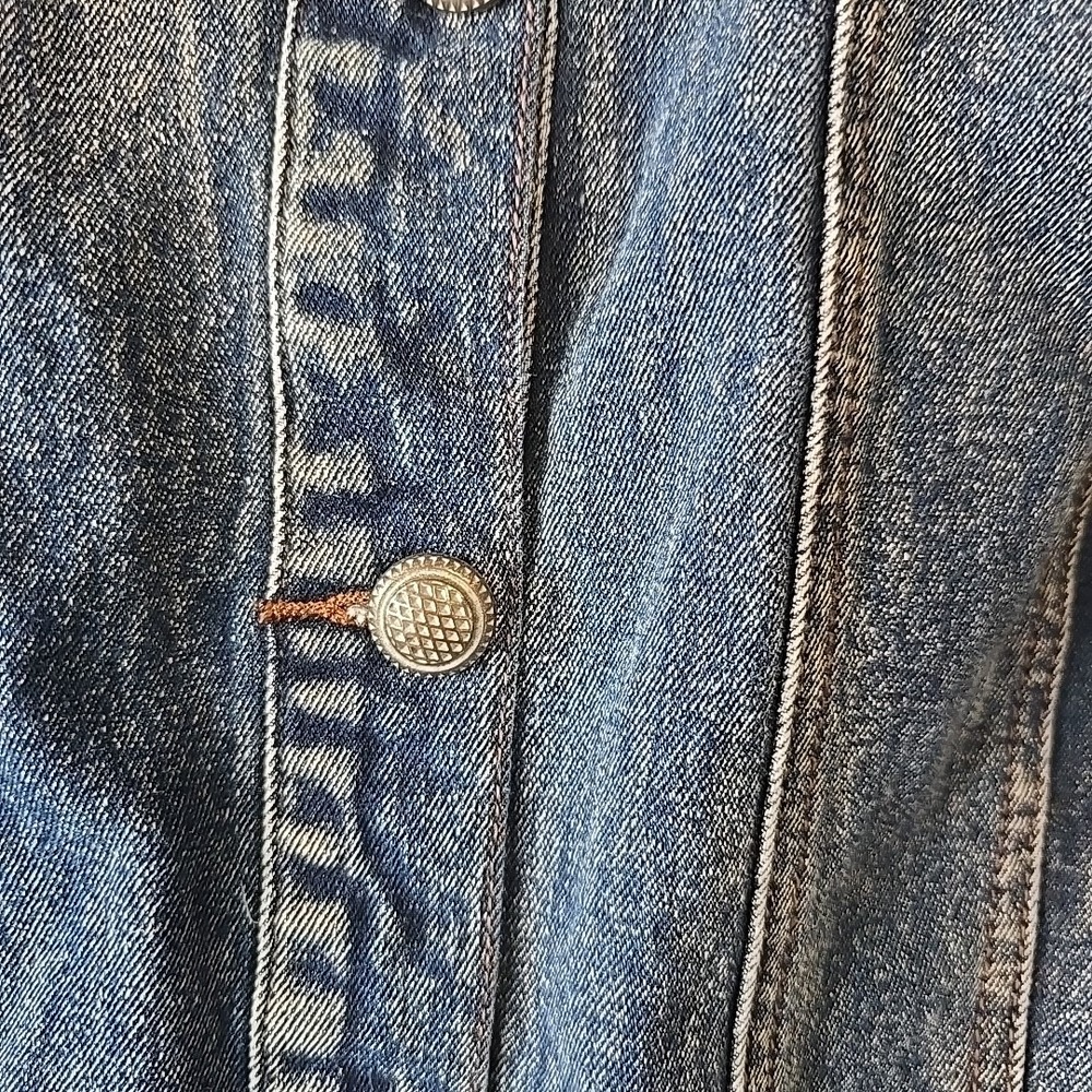 Back In The Saddle Womens L Denim Jacket Southwestern Detail Embroidery Rodeo - Picture 8 of 13